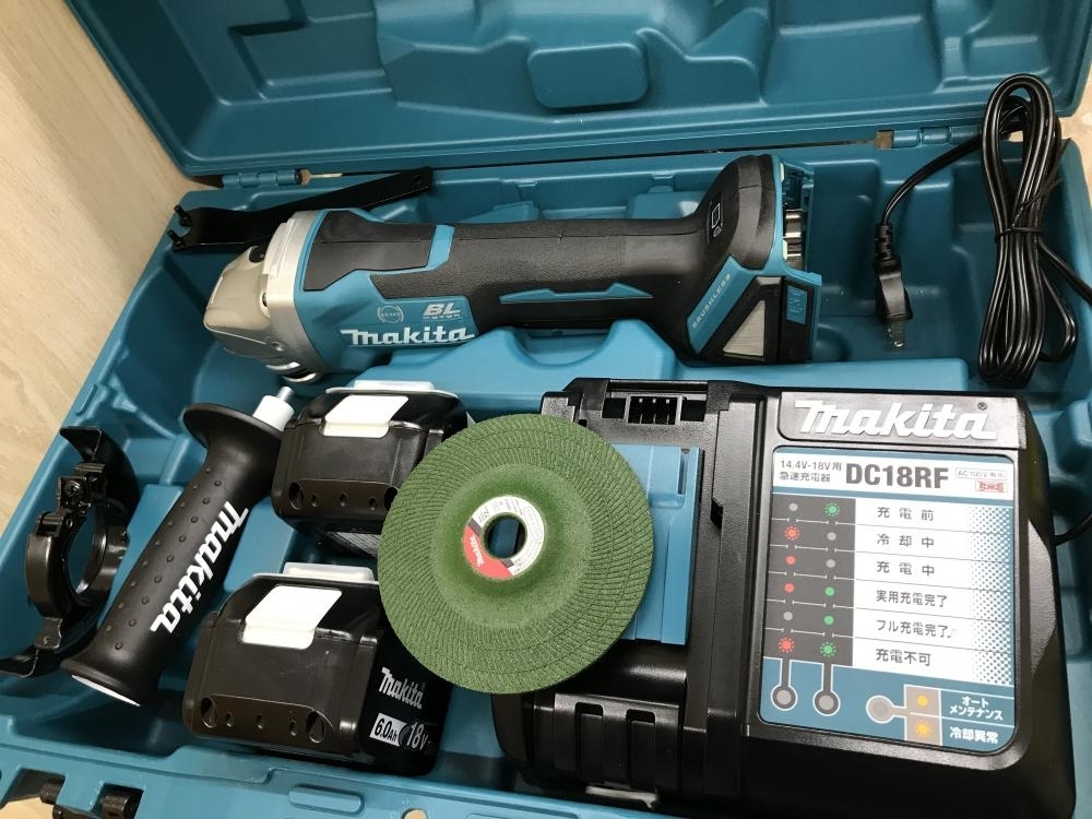 マキタ　18V充電式ディスクグラインダ GA408DRGX